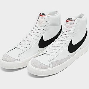 Black and white NIKE Blazers